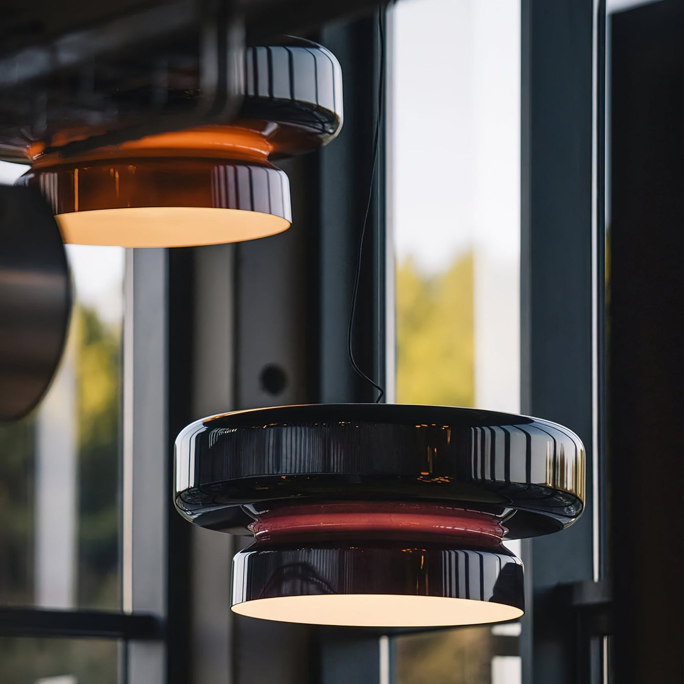 Bohemia Glass LED Pendant Light 45cm