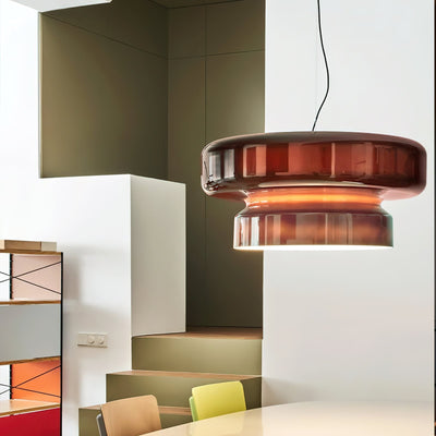 Bohemia Glass LED Pendant Light 45cm