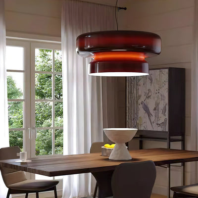 Bohemia Glass LED Pendant Light 45cm