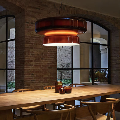 Bohemia Glass LED Pendant Light 45cm