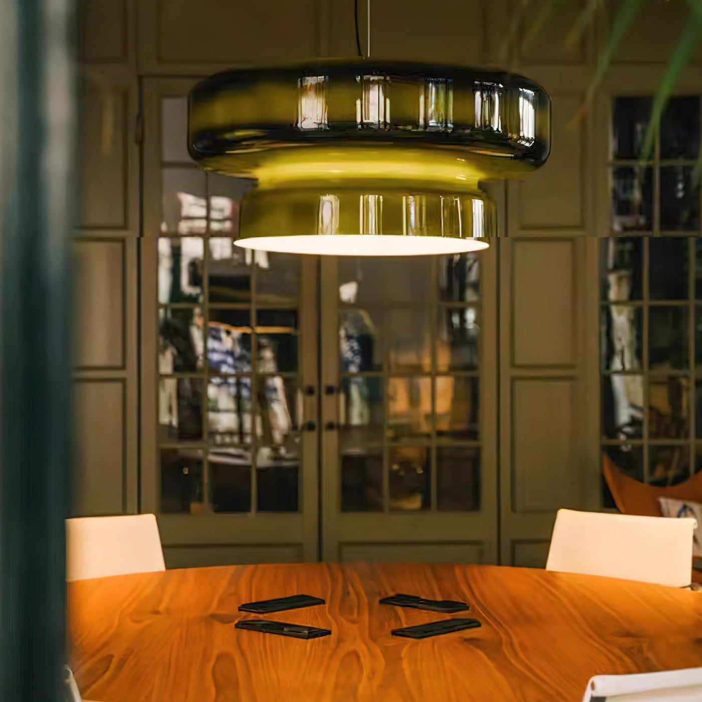 Bohemia Glass LED Pendant Light 45cm