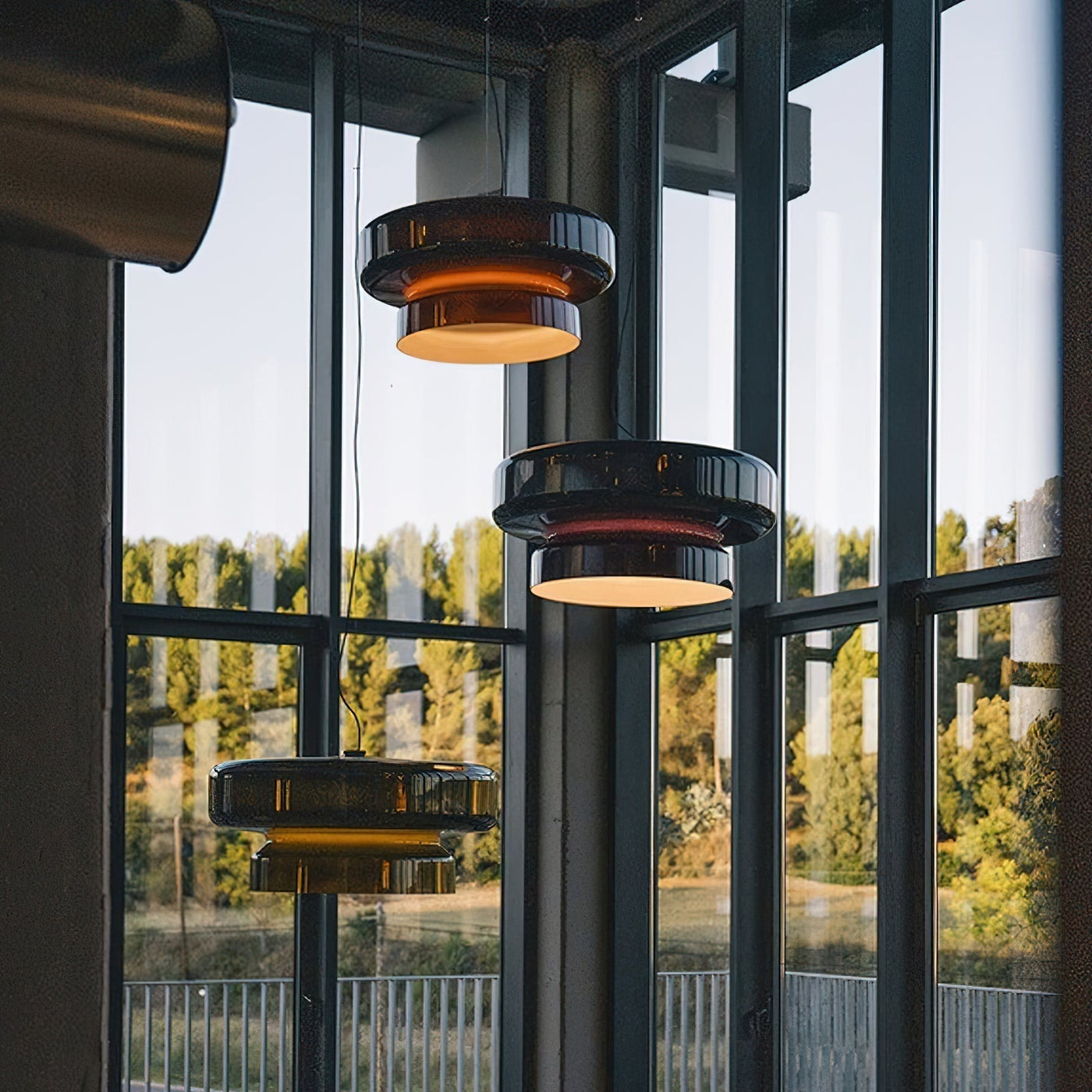Bohemia Glass LED Pendant Light 45cm