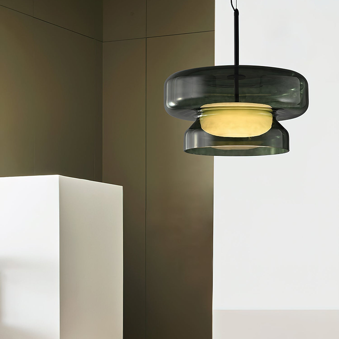 Bohemia Glass LED Pendant Light 45cm