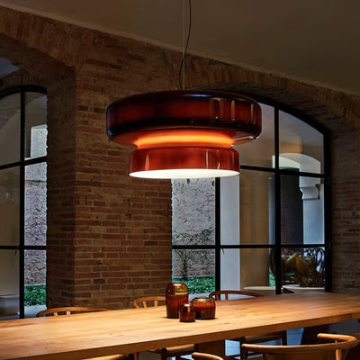 Bohemia Glass LED Pendant Light 45cm