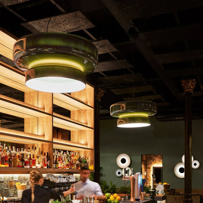 Bohemia Glass LED Pendant Light 45cm