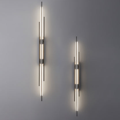 LuxeHalo – Opulent Gold Wall Light for Elegant Spaces