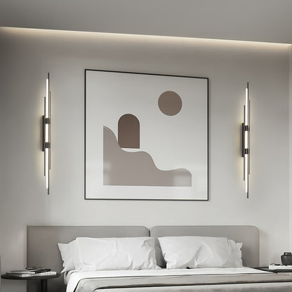 LuxeHalo – Opulent Gold Wall Light for Elegant Spaces