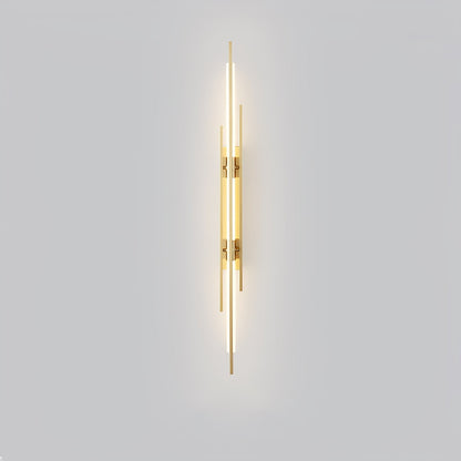 LuxeHalo – Opulent Gold Wall Light for Elegant Spaces