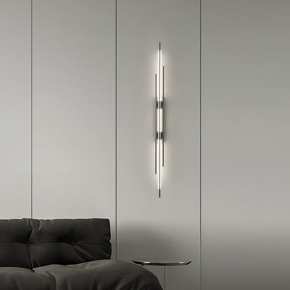 LuxeHalo – Opulent Gold Wall Light for Elegant Spaces