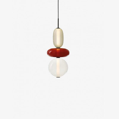 Modern Colorful Glass LED Hanging Light