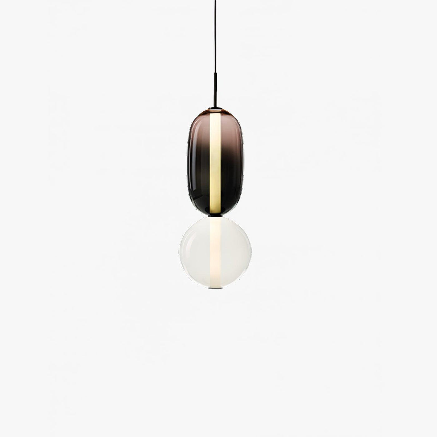 Modern Colorful Glass LED Hanging Light