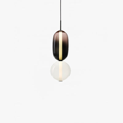 Modern Colorful Glass LED Hanging Light