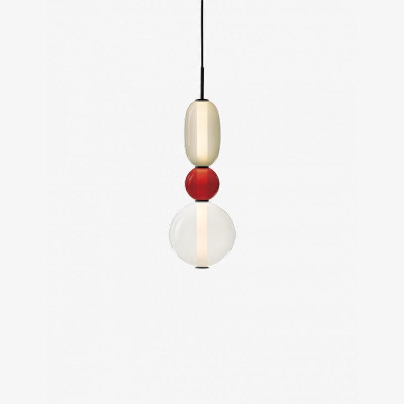 Modern Colorful Glass LED Hanging Light