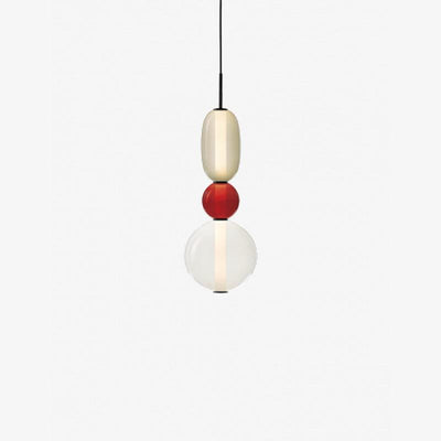 Modern Colorful Glass LED Hanging Light
