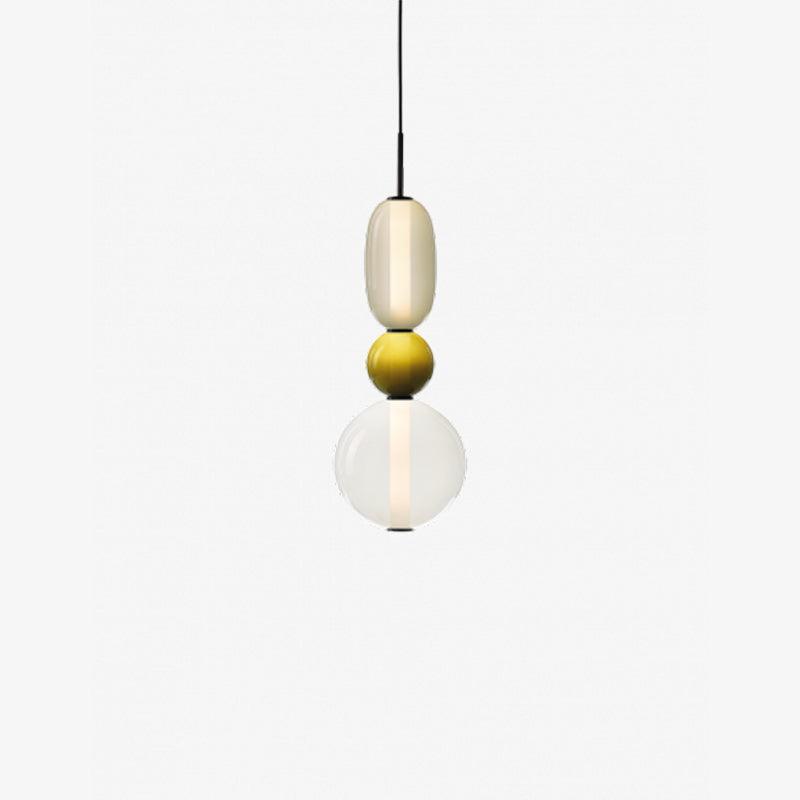 Modern Colorful Glass LED Hanging Light