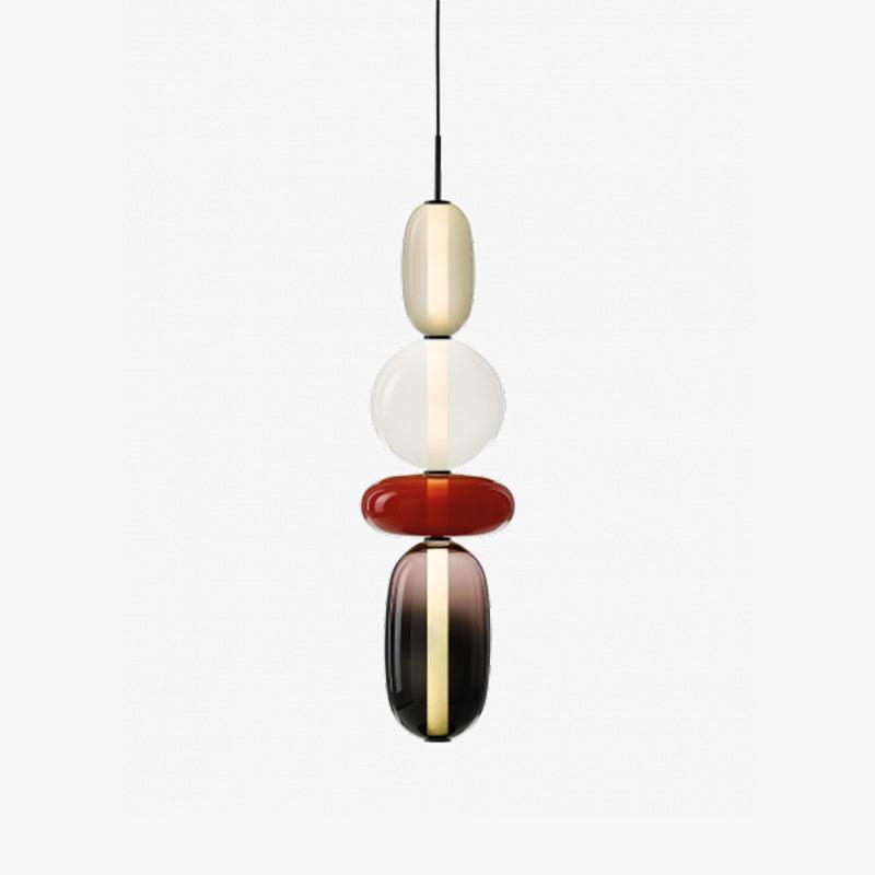 Modern Colorful Glass LED Hanging Light