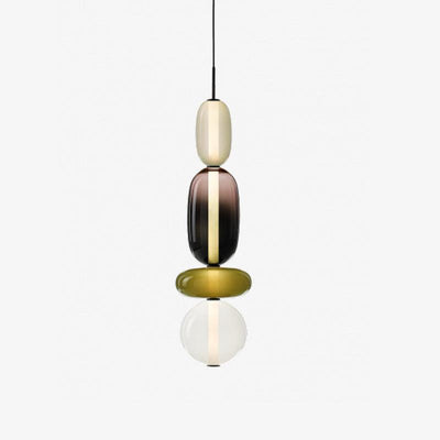 Modern Colorful Glass LED Hanging Light