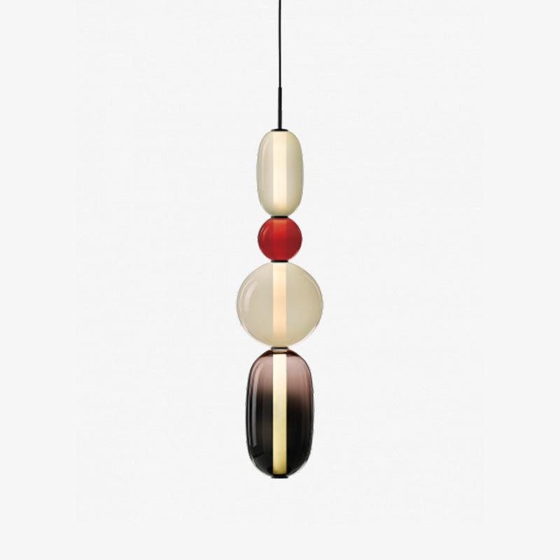 Modern Colorful Glass LED Hanging Light