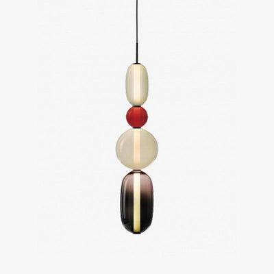 Modern Colorful Glass LED Hanging Light