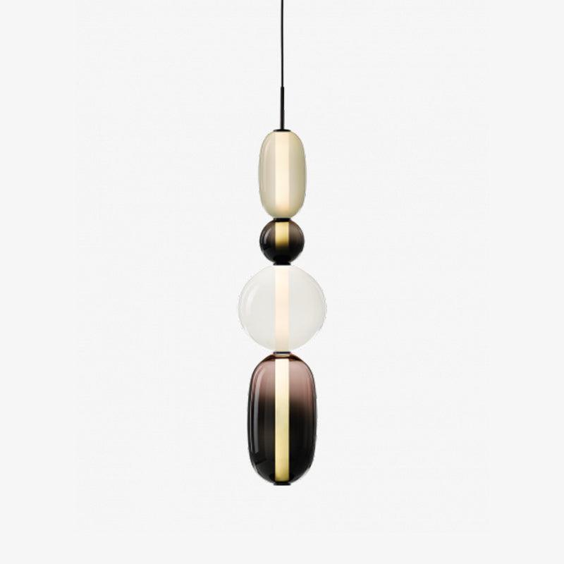 Modern Colorful Glass LED Hanging Light