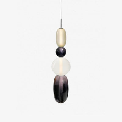 Modern Colorful Glass LED Hanging Light