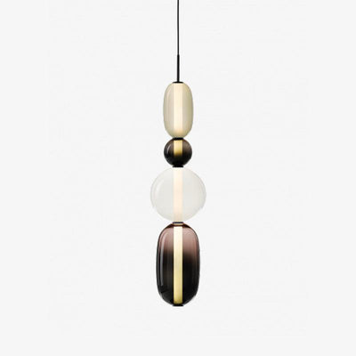 Modern Colorful Glass LED Hanging Light