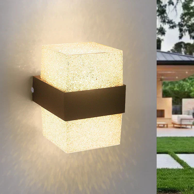 Outdoor Wall Light – Nature-Inspired Weatherproof LED Fixture