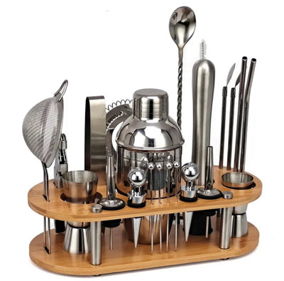 Professional 23-Piece Bartender Cocktail Shaker Set