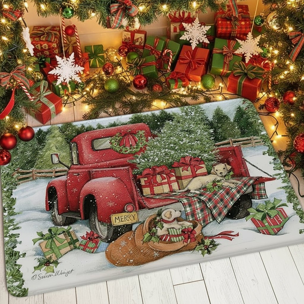 Christmas Non-Slip Doormat for Festive Entrances