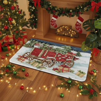 Christmas Non-Slip Doormat for Festive Entrances
