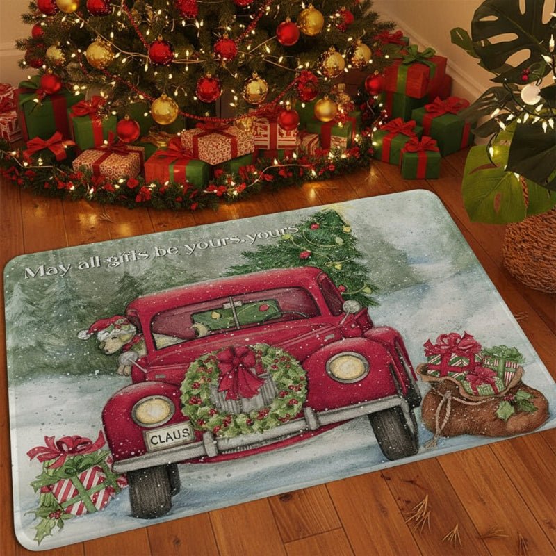 Christmas Non-Slip Doormat for Festive Entrances