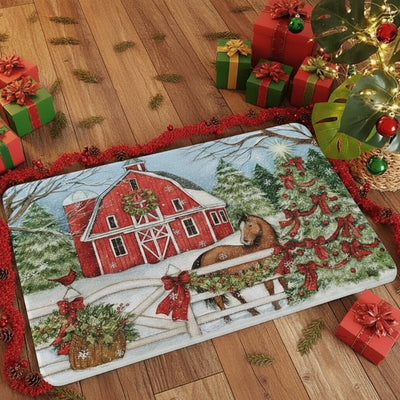 Christmas Non-Slip Doormat for Festive Entrances
