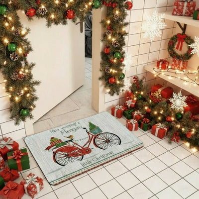 Christmas Non-Slip Doormat for Festive Entrances