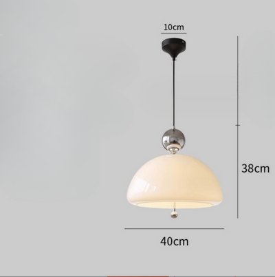 Medieval French Glass Pendant Light – Retro Style