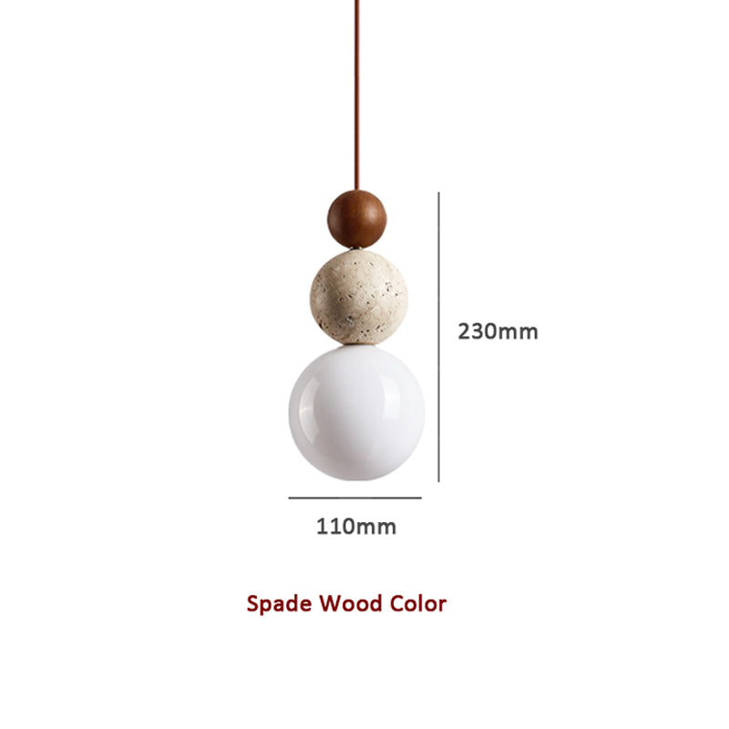 Natural Lava Stone Travertine Pendant Light
