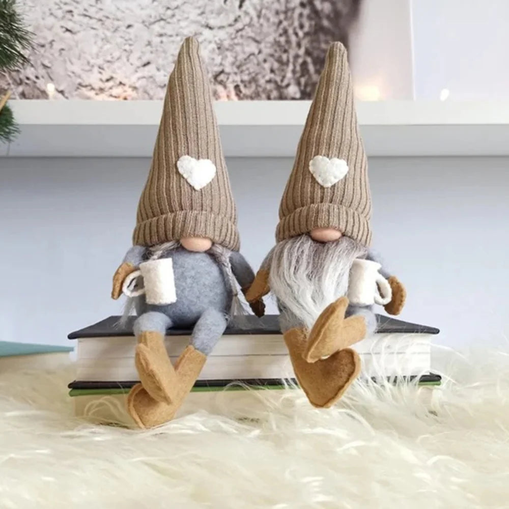 Happy Coffee Gnome Decoration for Kitchen or Coffee Bar