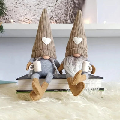 Happy Coffee Gnome Decoration for Kitchen or Coffee Bar