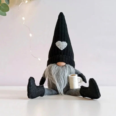 Happy Coffee Gnome Decoration for Kitchen or Coffee Bar
