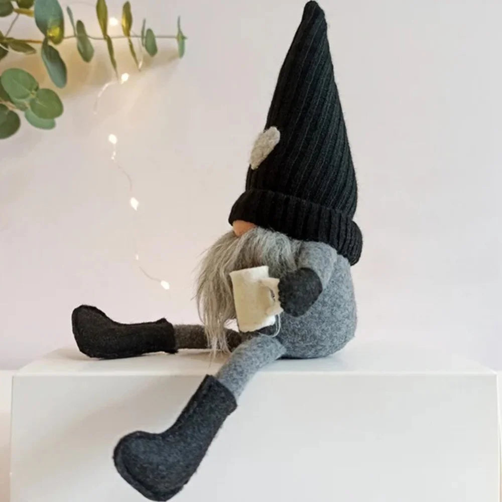 Happy Coffee Gnome Decoration for Kitchen or Coffee Bar