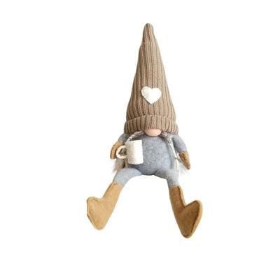 Happy Coffee Gnome Decoration for Kitchen or Coffee Bar