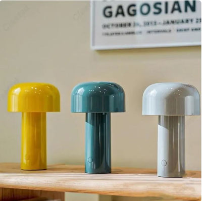 Italian Mushroom Dimmable Cordless LED Table Lamp
