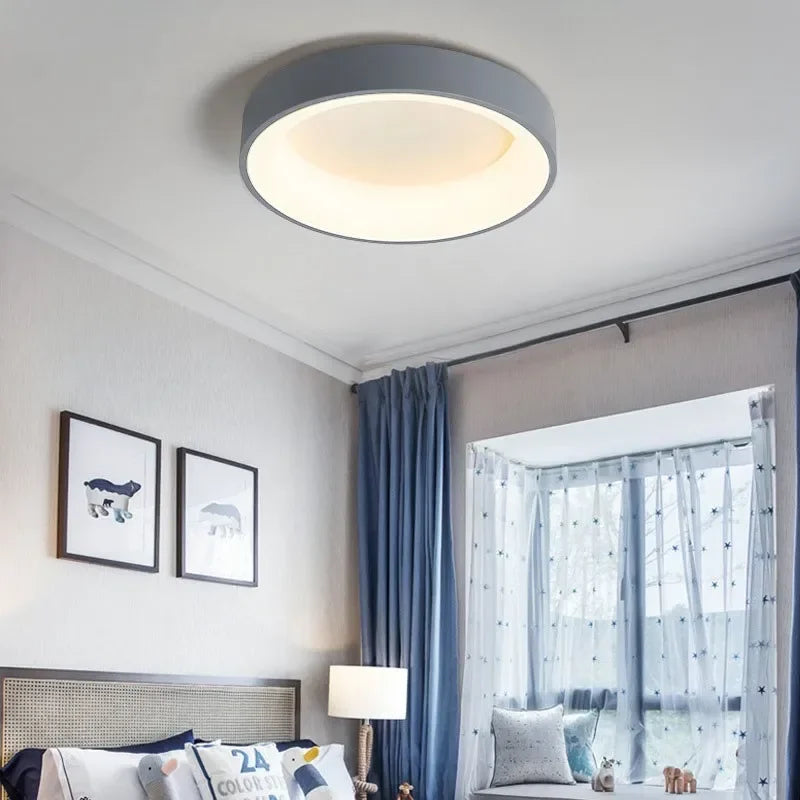 Modern Round LED Ceiling Light – Flush Mount