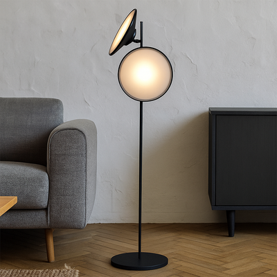 Glaru Modern LED Floor Lamp with Iron Frame