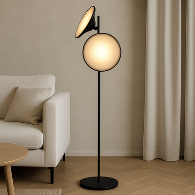 Glaru Modern LED Floor Lamp with Iron Frame