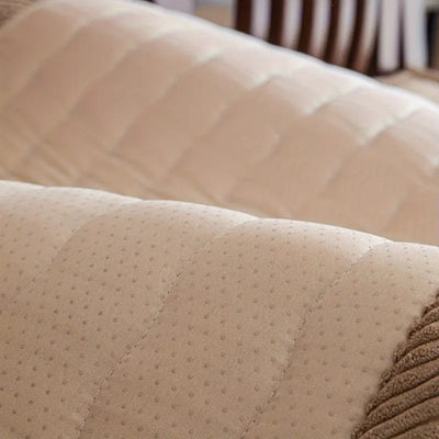 Thick Plush Non-Slip Sofa Cover for Home Protection