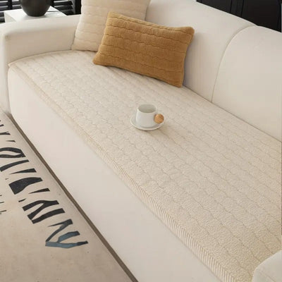 Thick Plush Non-Slip Sofa Cover for Home Protection