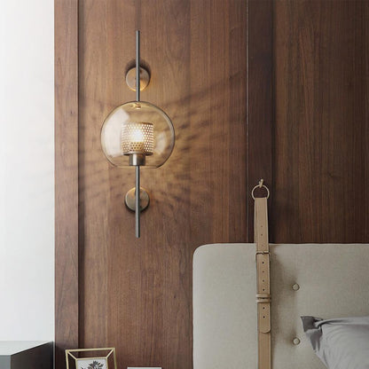 CrystalLuxe – Illuminated Glass Wall Lamp for Stylish Lighting