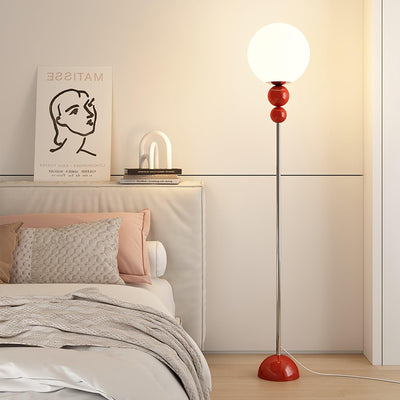 Modern Metal Glass Floor Lamp, 150cm