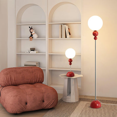 Modern Metal Glass Floor Lamp, 150cm