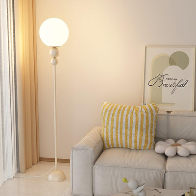 Modern Metal Glass Floor Lamp, 150cm